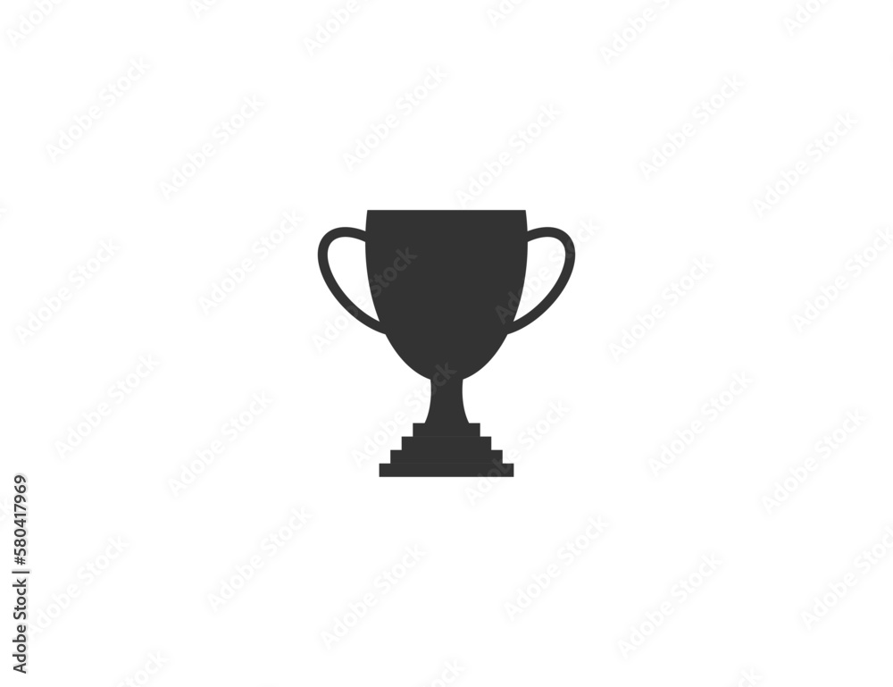 Winner cup, prize icon. Vector illustration. Winner cup, prize icon. Vector illustration.