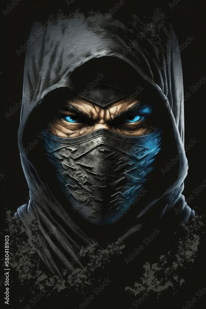 ninja warrior portrait ninja warrior portrait