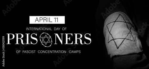 Fotografia Banner for International Day of Prisoners of Fascist Concentration Camps