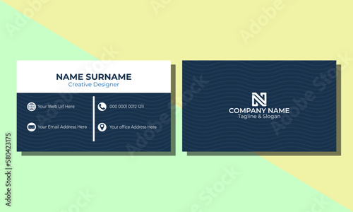 Business card design template, Clean professional business card template, visiting card, business card template. modern business card design . double sided business card design template . 