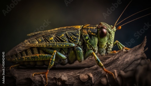 Macro Photography of a Cricket © Jardel Bassi