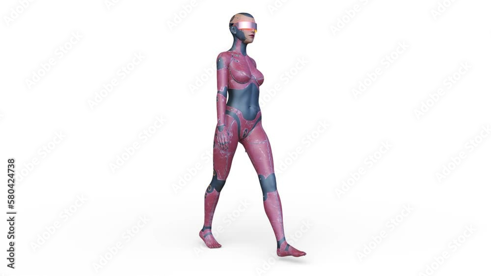 歩くサイバーウーマン