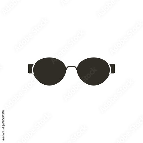 Fashion sunglasses. Stylish elegant glasses, cartoon casual eyewear sun protection concept. Vector flat illustration