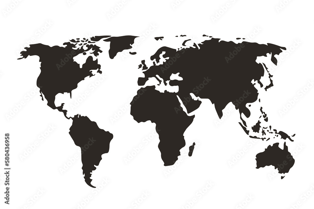 Fototapeta premium earth map icon. Geography symbol vector ilustration.