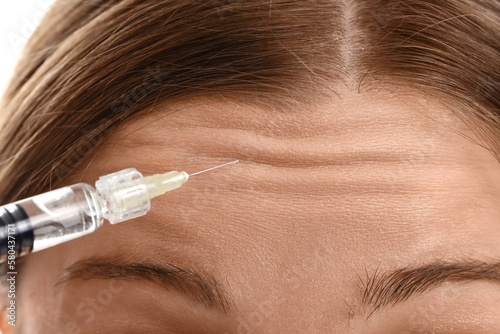 Cosmetic injection on woman...