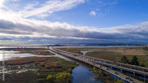 interstate 10 bridge on Mobile Bay