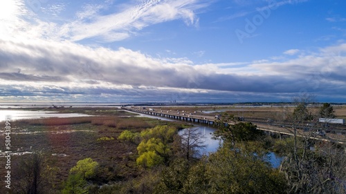 interstate 10 bridge on Mobile Bay