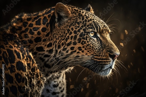 Leopard's side. Generative AI