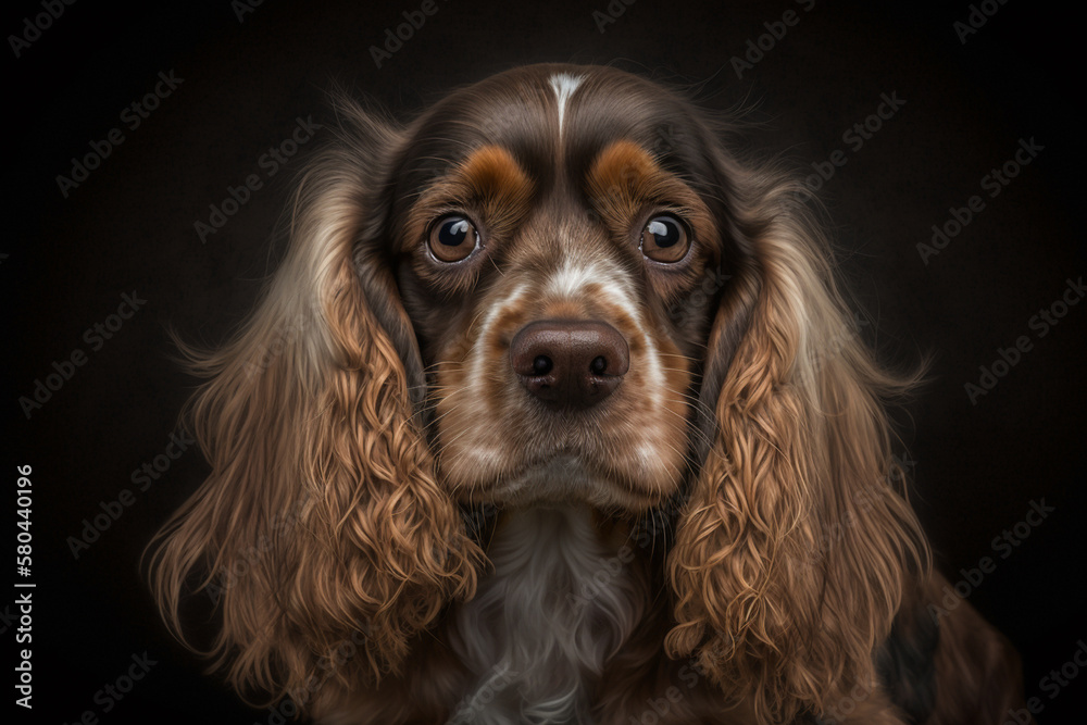 Stunning Cocker Spaniel dog Studio Photoshoot: Capturing the Elegance and Charm of Man's Best Friend Stunning Cocker Spaniel dog Studio Photoshoot: Capturing the Elegance and Charm of Man's Best Friend