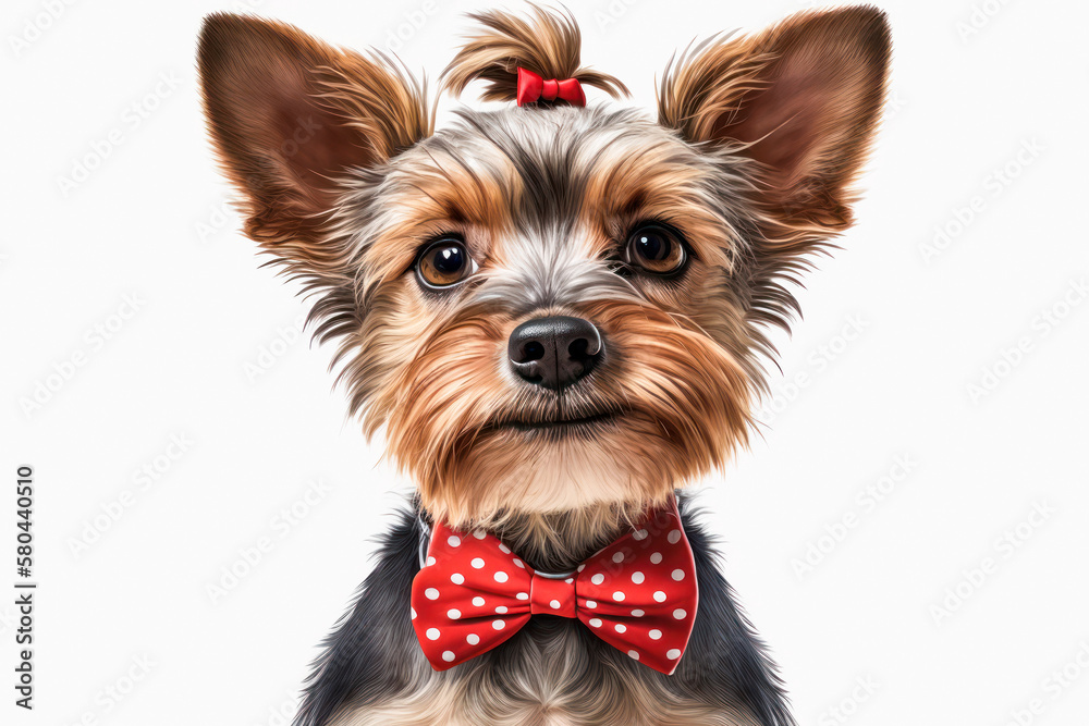 Dog in bow tie