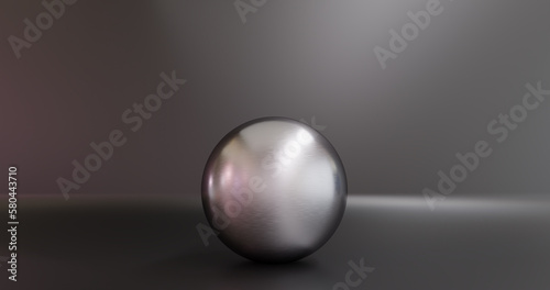 Fototapeta Naklejka Na Ścianę i Meble -  silver and golden sphere 3d render with clipping path