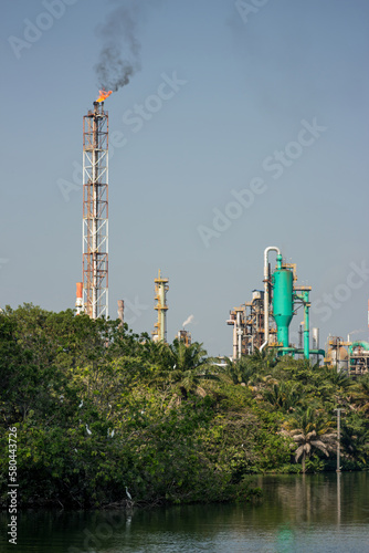Oil extraction pump in Barrancabermeja in Colombia