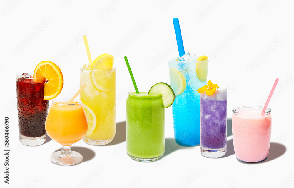 Drink-The-Rainbow-Beverages-colorful-cold-cocktails Drink-The-Rainbow-Beverages-colorful-cold-cocktails