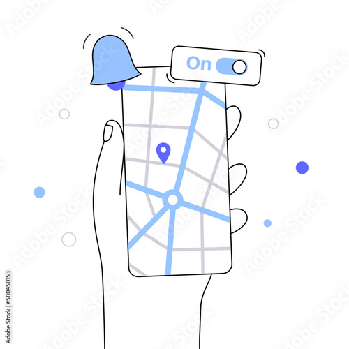GPS activation toggle
