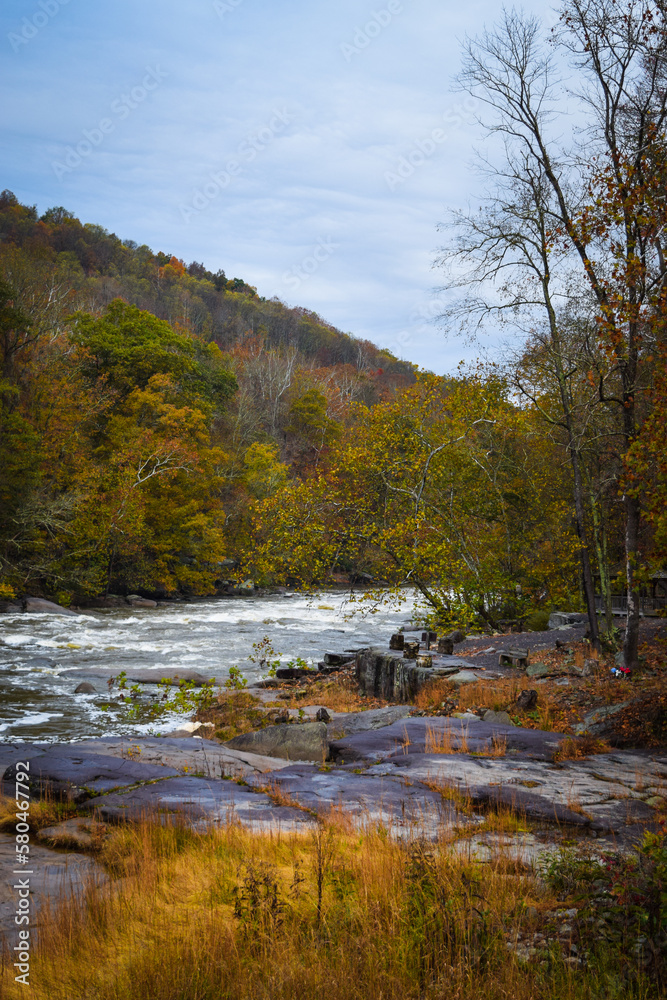 Late autumn in Valley Falls State Park, West Virginia Late autumn in Valley Falls State Park, West Virginia