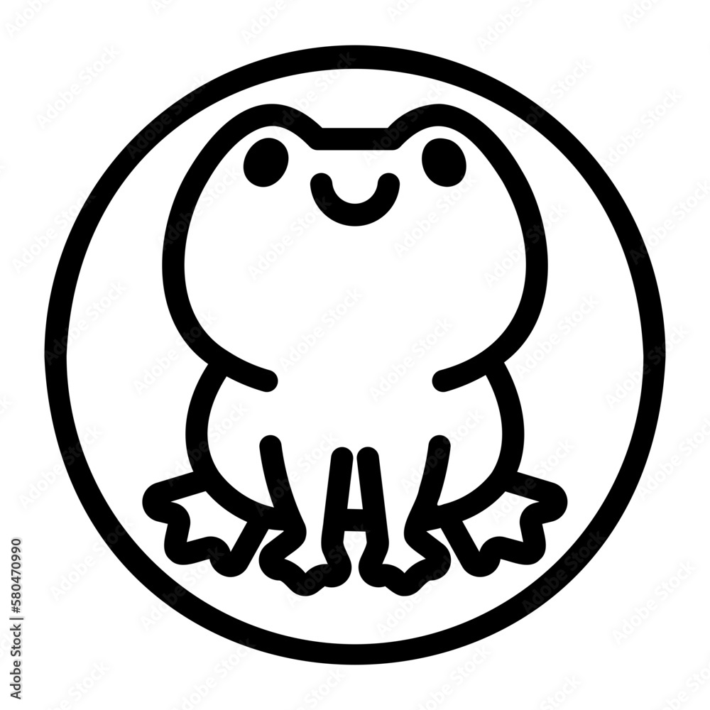 Fototapeta premium frog icon