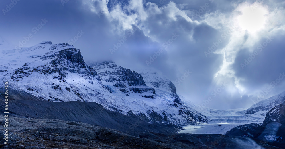 Fototapeta premium mountain, snow, landscape, mountains
