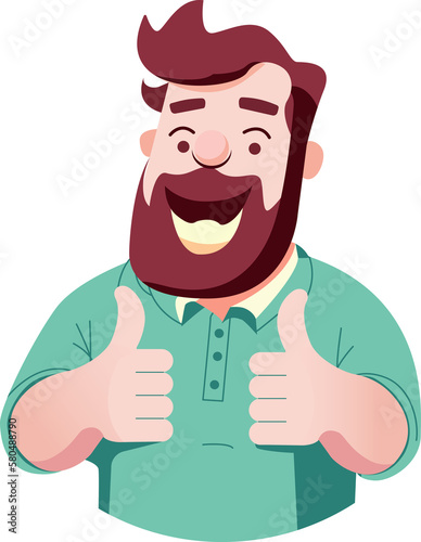 Smiling people showing ok sign with hands, Thumb signal