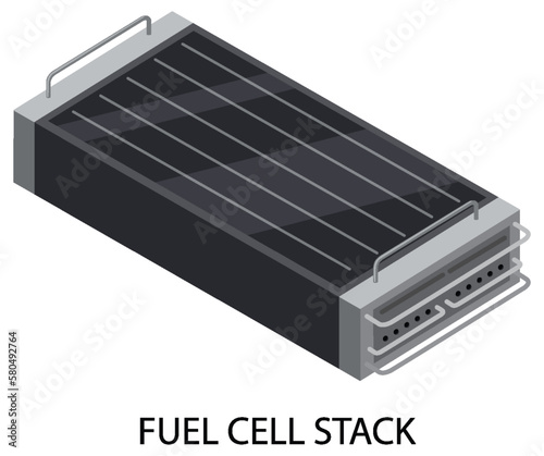 Fuel Cell Stack Vector