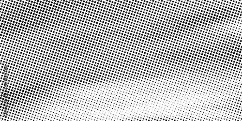 abstract Halftone vector background black and white dots shape
