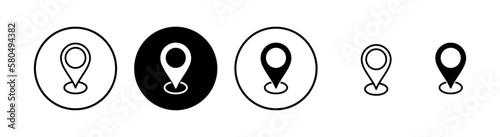 Address icon vector illustration. home location sign and symbol. pinpoint