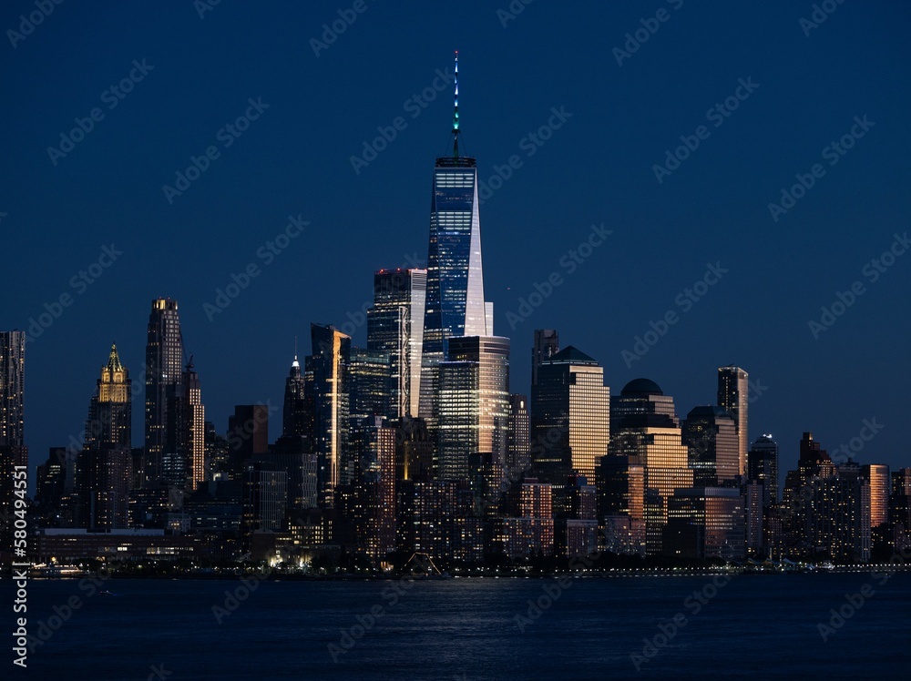 Fototapeta premium NYC Skyline at night