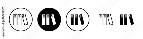 Library icon vector illustration. education sign and symbol