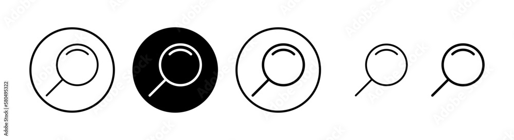 Search icon vector illustration. search magnifying glass sign and symbol Search icon vector illustration. search magnifying glass sign and symbol