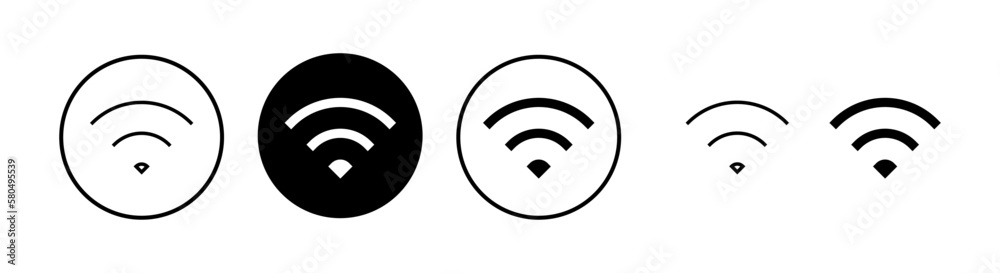 Wifi icon vector illustration. signal sign and symbol. Wireless icon Wifi icon vector illustration. signal sign and symbol. Wireless icon