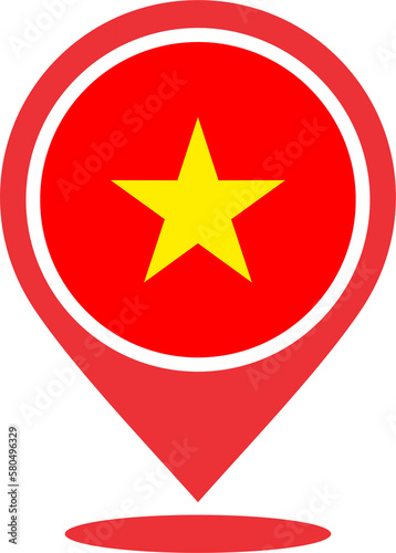 Free Download Pin map location of  Vietnam 2023031162 - GFXLoad