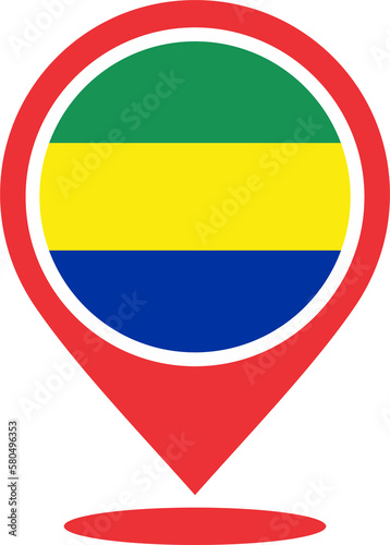 Pin mark location of Gabon 2023031138 Free Download Pin mark location of Gabon 2023031138 - GFXLoad