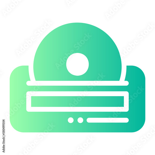 Disk gradient icon