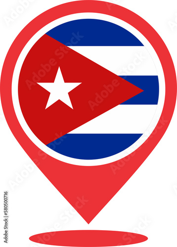 Free Download pin mark location of Cuba 2023031186 - GFXLoad