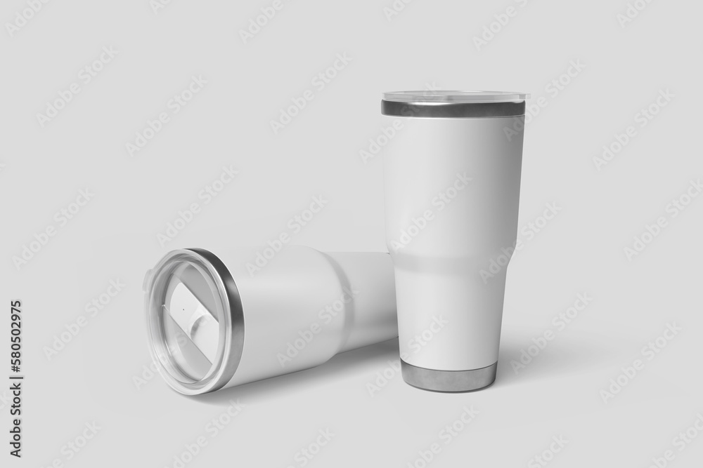 Blank tumbler mockup Stock Illustration Adobe Stock
