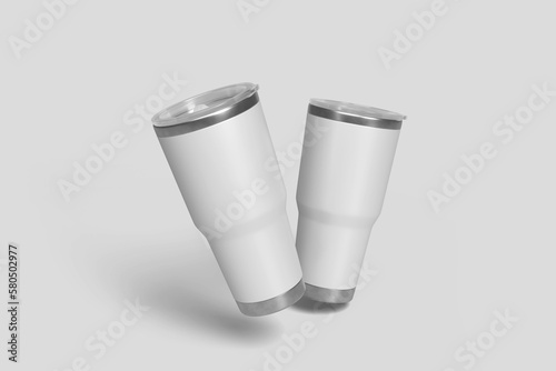 Blank Tumbler Mockup photo