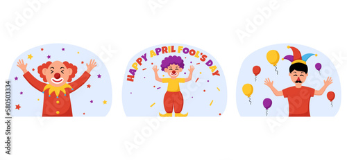April Fools Flat Bundle Design