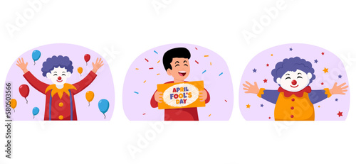 April Fools Flat Bundle Design