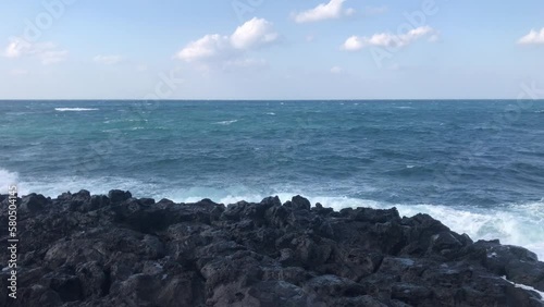 제주도의 아름다운 하늘과 바다, 그리고 자연