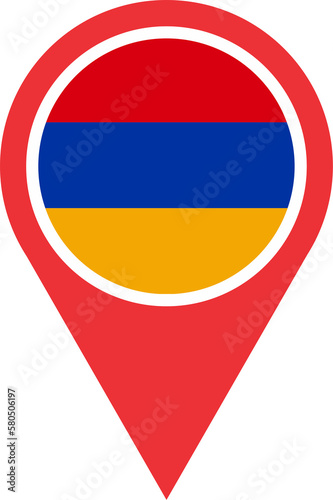 Free Download Armenia pin map location 20230311109 - GFXLoad