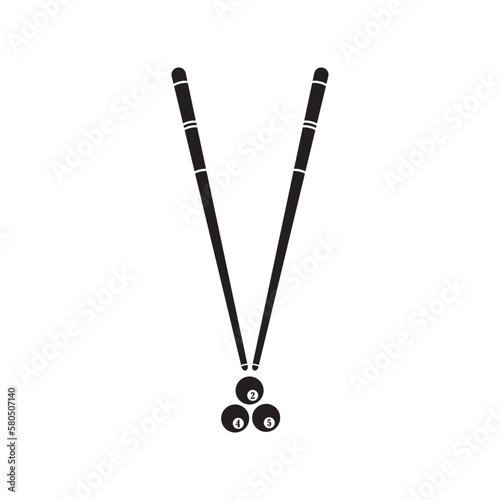 cue stick icon photo