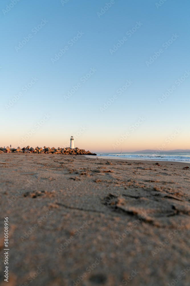 Seabright Beach in Santa Cruz, CA