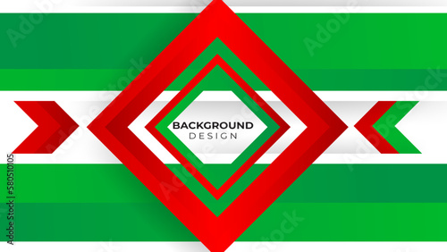 Free Download Modern green red and white background - GFXLoad