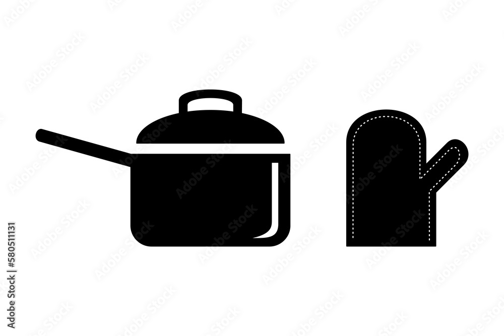 Kitchen Utensils Silhouette Vector Kitchen Utensils Silhouette Vector