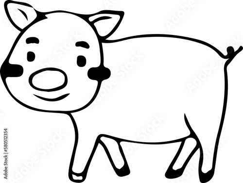 pig sketch