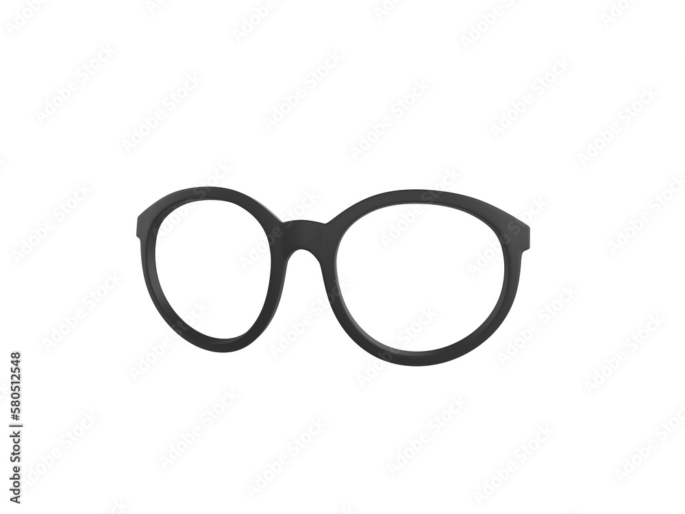 reading glasses in 3d rendering reading glasses in 3d rendering