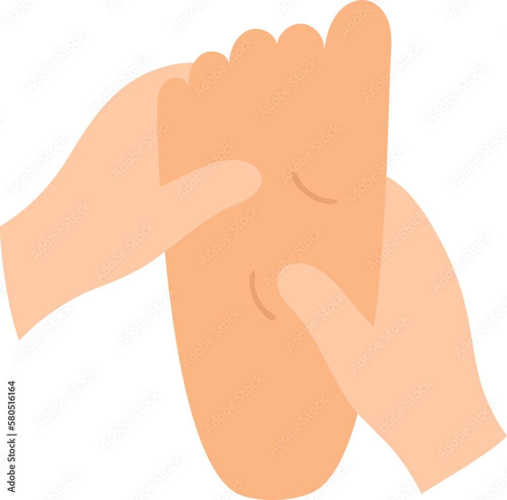 Foot treatment spa illustration