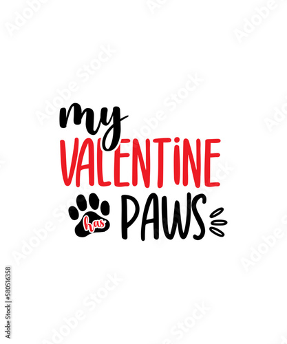 Dog Valentine s Day SVG Bundle  Valentine s Day Dog Quotes  Dog Bandana Svg Bundle  Valentine Dog SVG Bundle