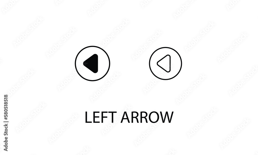 Left arrow double icon design stock illustration Left arrow double icon design stock illustration