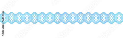 アンティークなレース風のシームレス・ライン素材。水彩風、ベクター素材