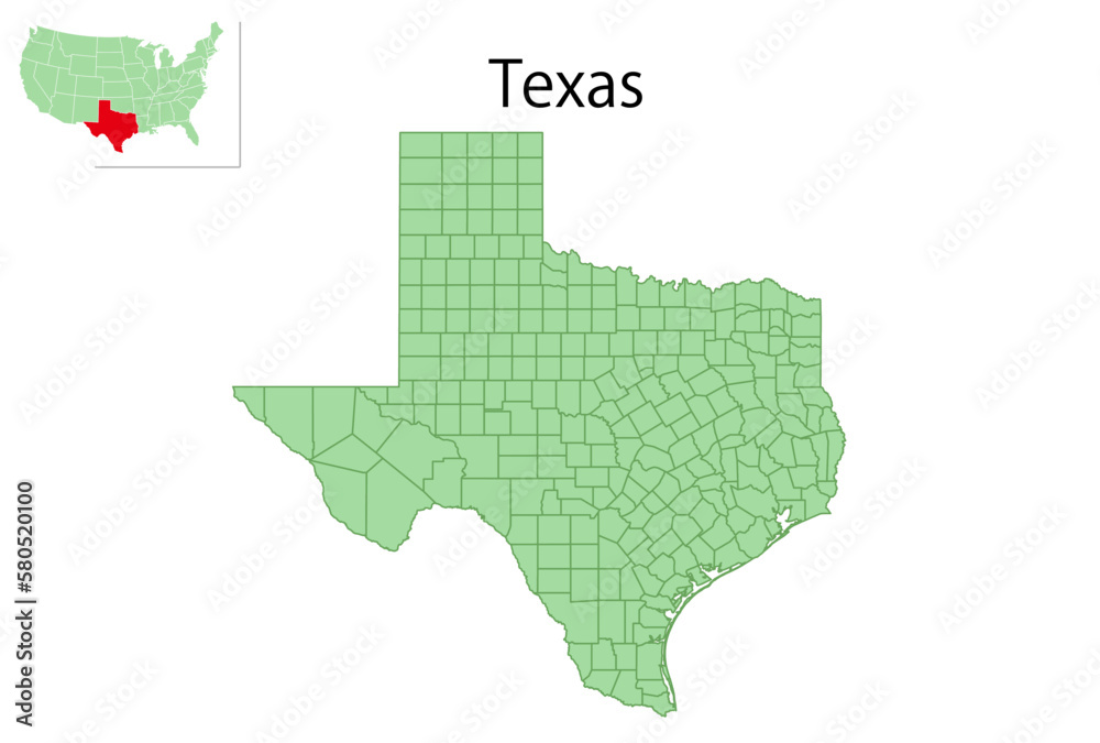 テキサス　アメリカ　地図　アイコン